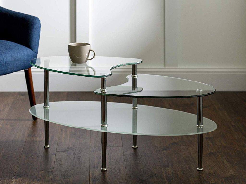 Modern Glass Coffee Accent Table