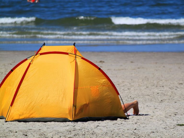 Tent on a beach