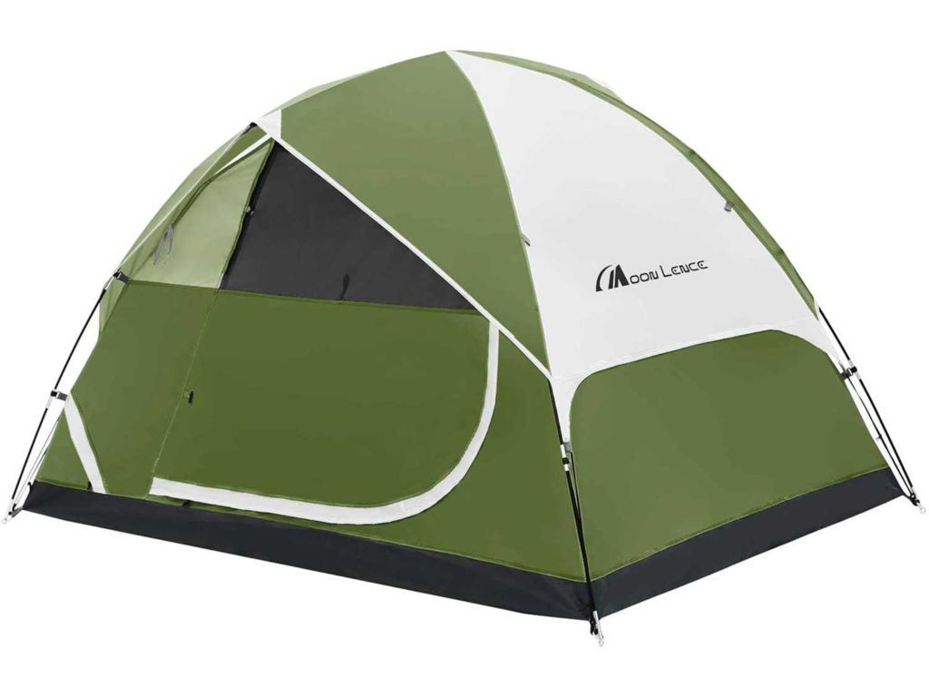MOON LENCE Camping Tent 2/4/6 Person Family Tent Double Layer Outdoor Tent Waterproof Windproof Anti-UV