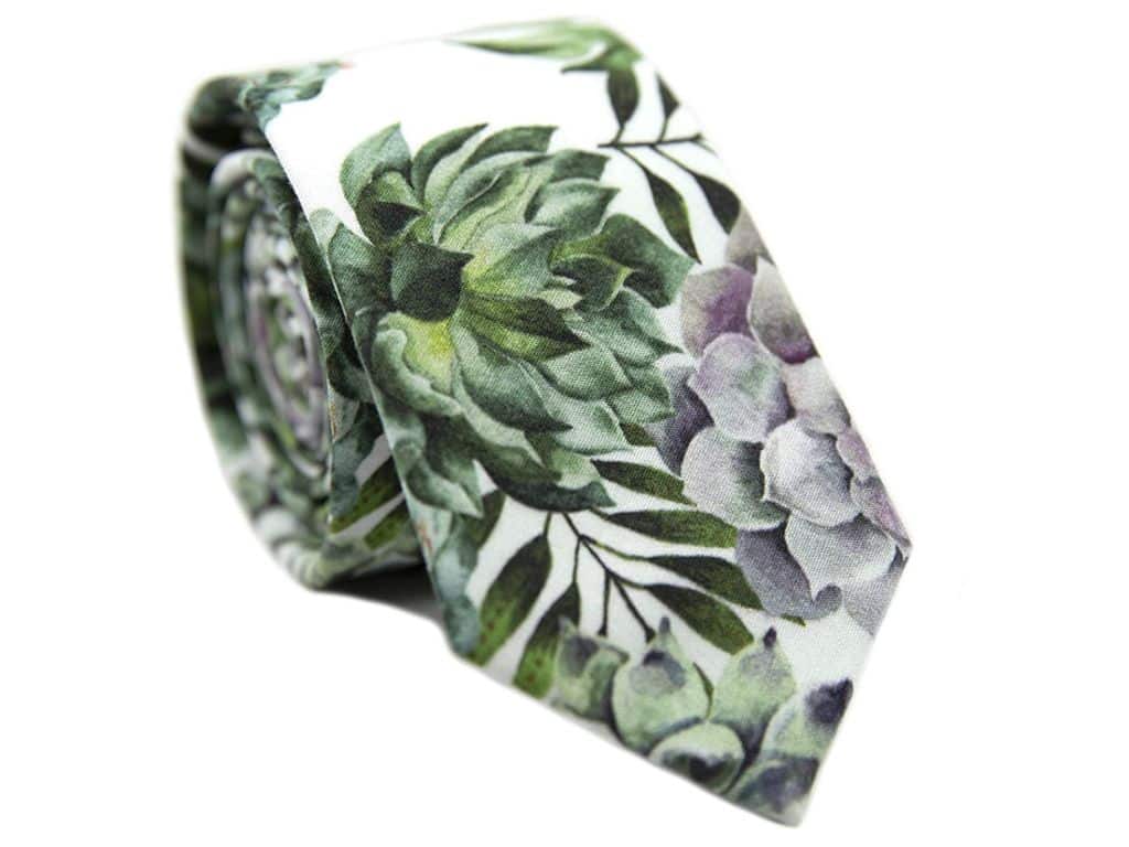DAZI Floral Print Necktie