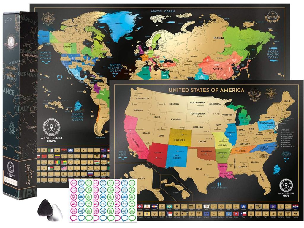 Scratch Off Map of the World