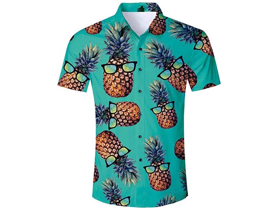 Tropical Pineapple Hawaiian Shirt