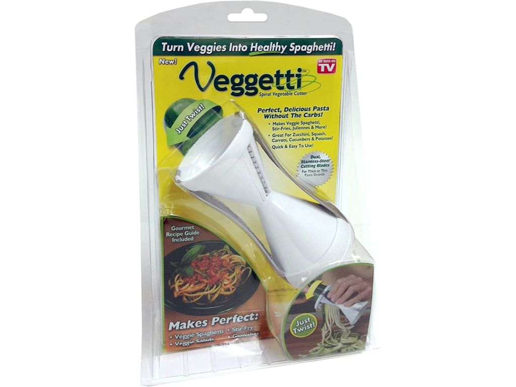 Ontel Veggetti Spiral Vegetable Cutter, Makes Veggie Pasta