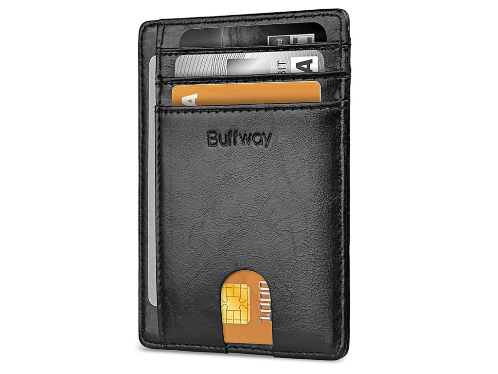 Buffway Slim Minimalist Front Pocket Wallet