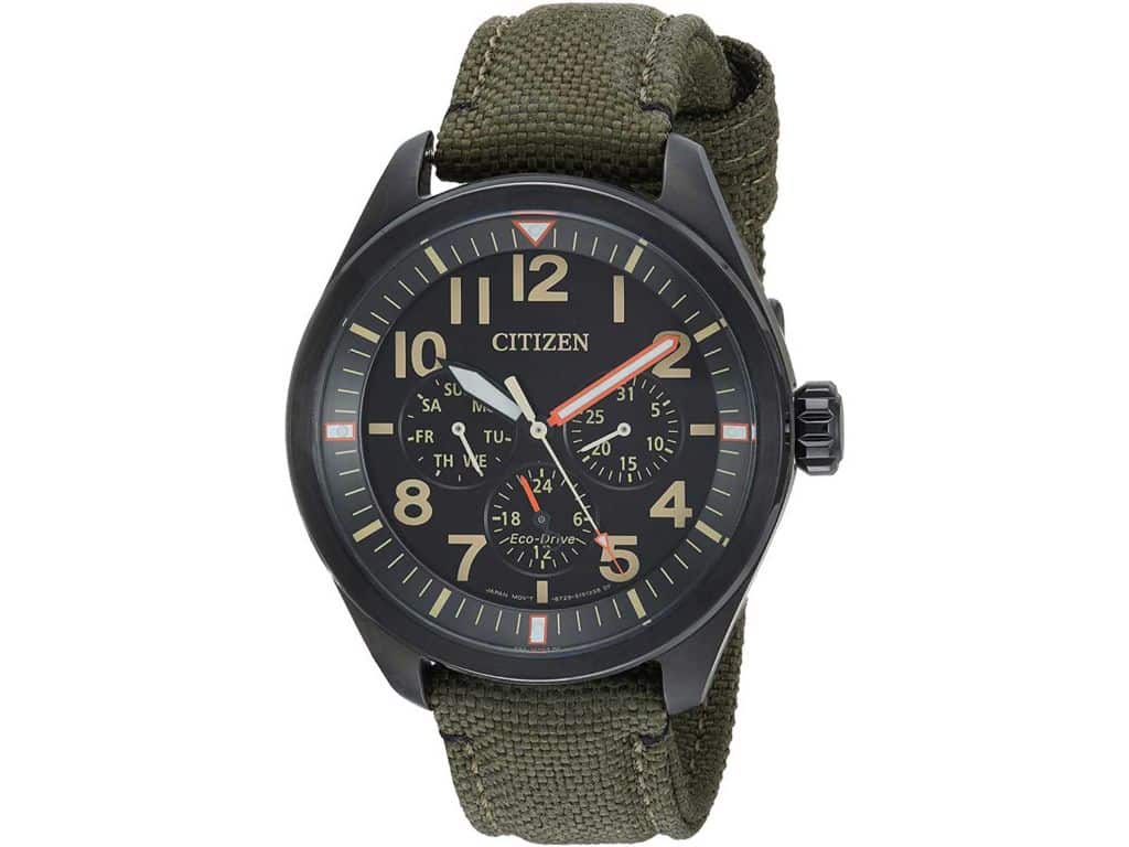 Citizen Men's 'Military' Quartz Stainless Steel and Nylon Casual Watch