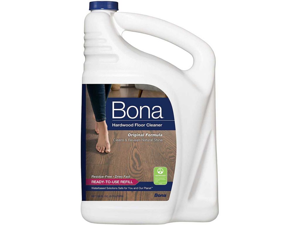 Bona Hardwood Floor Cleaner Refill, 128 Fl Oz (Pack of 1), Clear