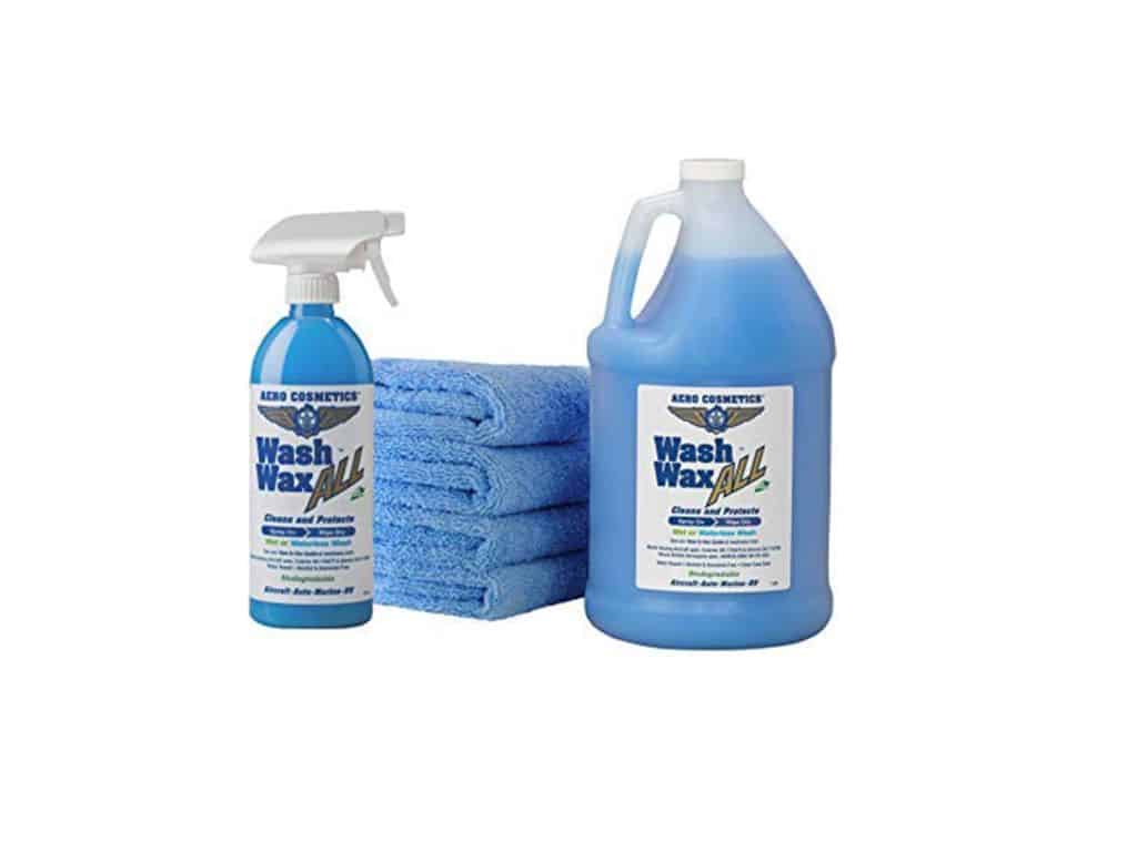 Wet or Waterless Car Wash Wax Kit 144 oz. Aircraft Quality for your Car, RV, Boat, Motorcycle. Guaranteed the Best Wash Wax. Anywhere, Anytime, Home, Office, School, Garage, Parking Lots.