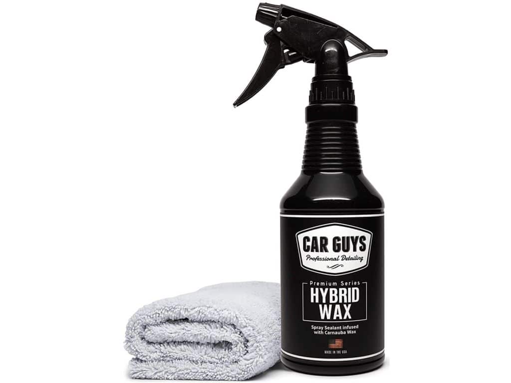 CAR GUYS Hybrid Wax - Advanced Car Wax - Long Lasting and Easy to Use - Safe on All Surfaces - 18 Oz Kit