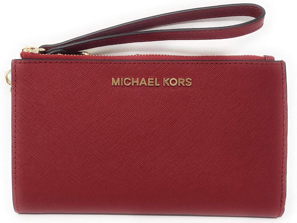 Michael Kors Women’s Jet Set Travel Double Zip Wristlet