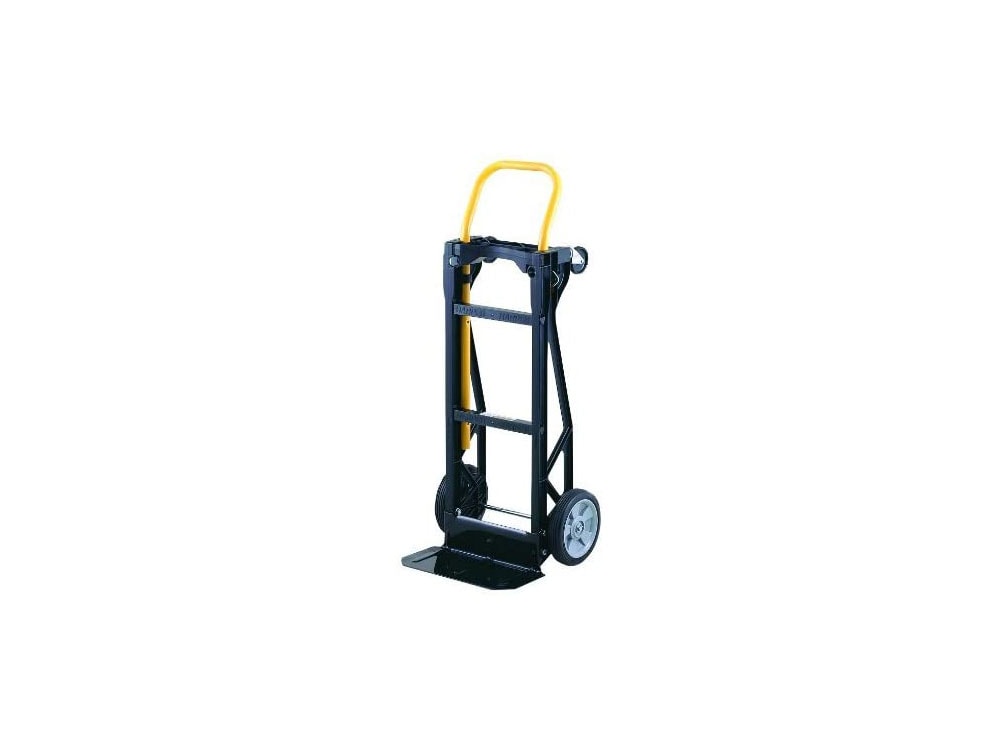 Harper Trucks Lightweight 400 lb Capacity Glass Filled Nylon Plastic Convertible Hand Truck and Dolly