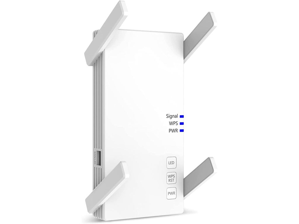 [2021 New Version] Wall-Through Strong WiFi Range Extender 2100Mbps, up to 3000 Sq. ft. Full Coverage, Wireless Internet Repeater, WiFi Boosters with Ethernet Port and Access Point