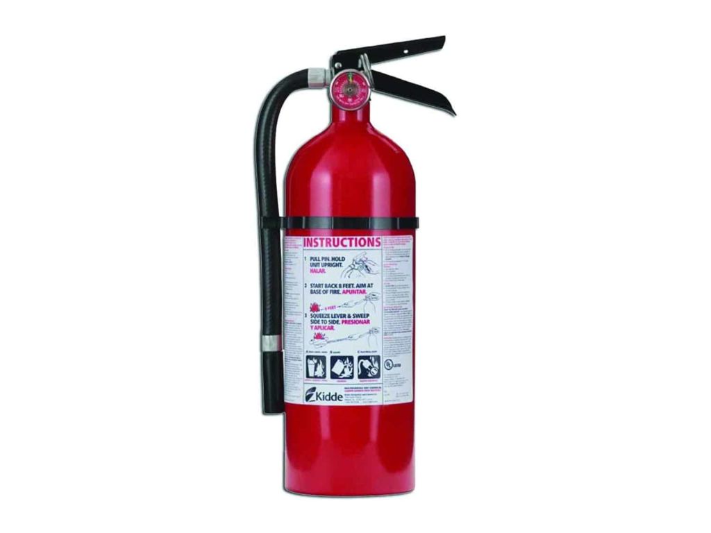 Kidde 21005779 Pro 210 Fire Extinguisher, ABC, 160CI, 4 lbs, 1 Pack