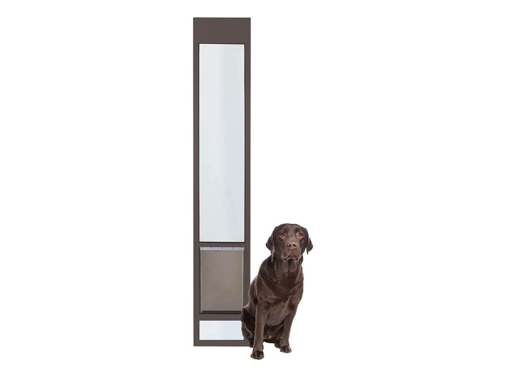 PetSafe Freedom Aluminum Patio Panel Sliding Glass Pet Door for Dogs and Cats - Adjustable Frame