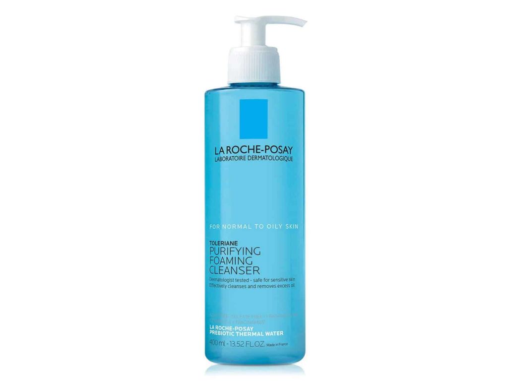 La Roche-Posay Toleriane Face Wash Cleanser, Purifying Foaming Cleanser for Normal Oily & Sensitive Skin