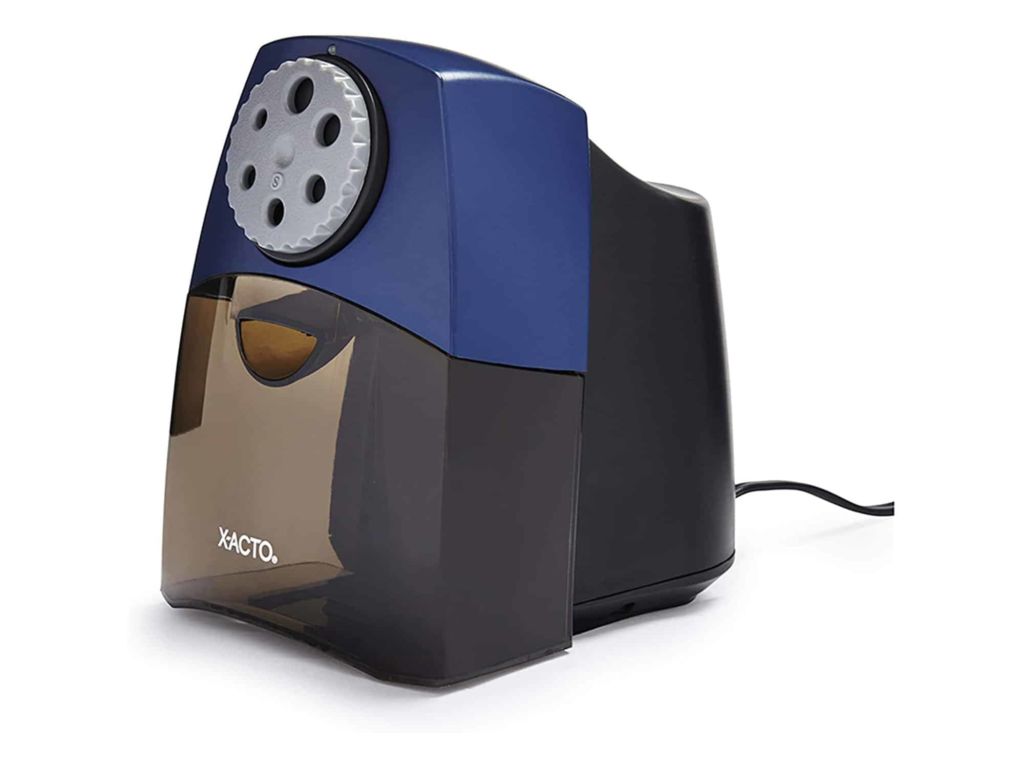 X-ACTO Electric Pencil Sharpener | Teacher Pro Pencil Sharpener for Classrooms, Quiet Electric Motor, Adjustable to Six Pencil Sizes