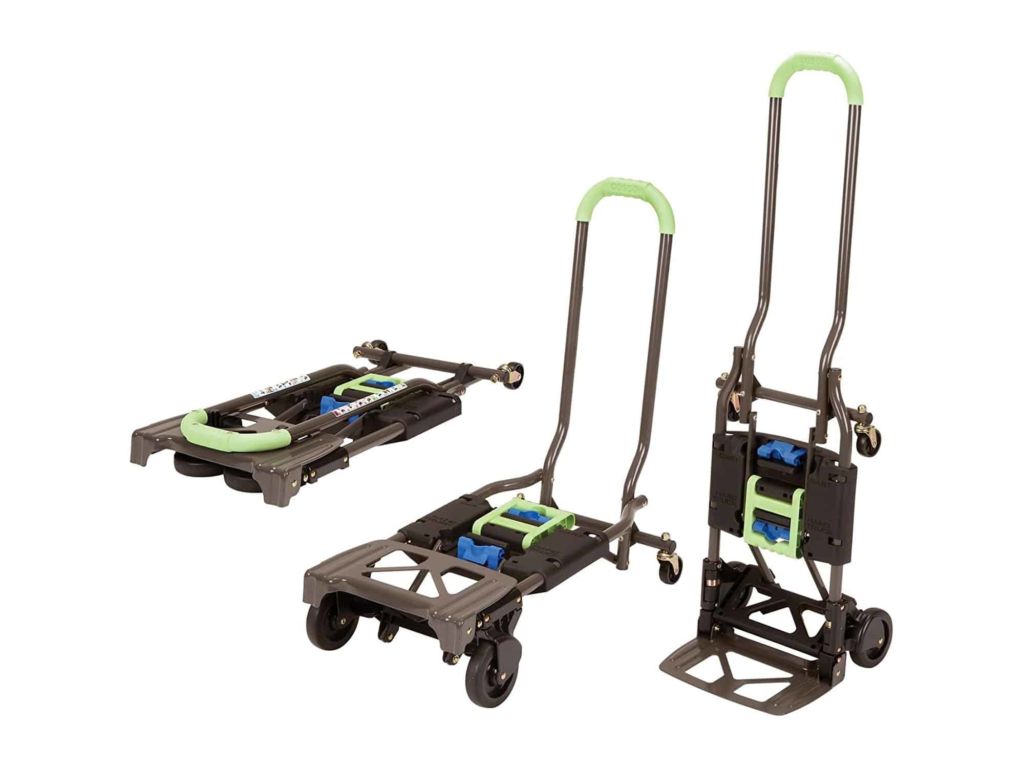 Cosco 12222PBG1E Shifter 300-Pound Capacity Multi-Position Heavy Duty Folding Dolly, Green hand-trucks