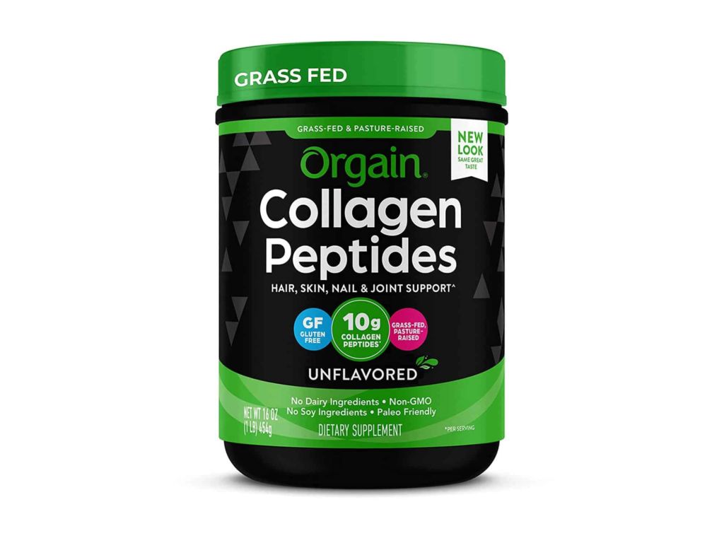 Orgain Grass Fed Hydrolyzed Collagen Peptides Protein Powder - Paleo & Keto Friendly, Amino Acid Supplement, Pasture Raised, Gluten Free, Dairy Free, Soy Free, Non-GMO, Type I and III, 1 Pound