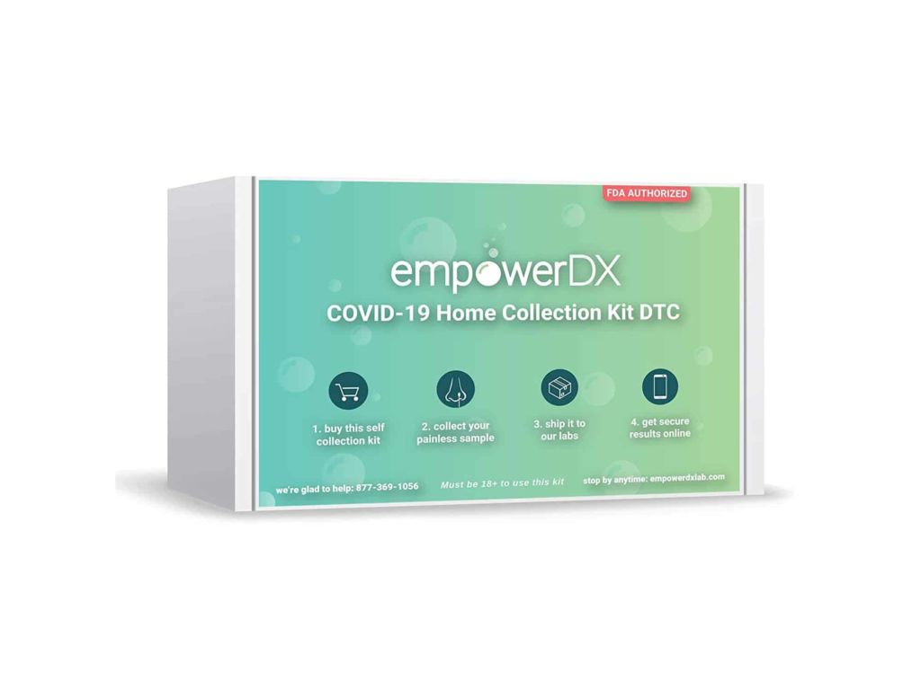 empowerDX at-Home COVID-19 Nasal PCR Test, FDA Authorized (Home-Collected)