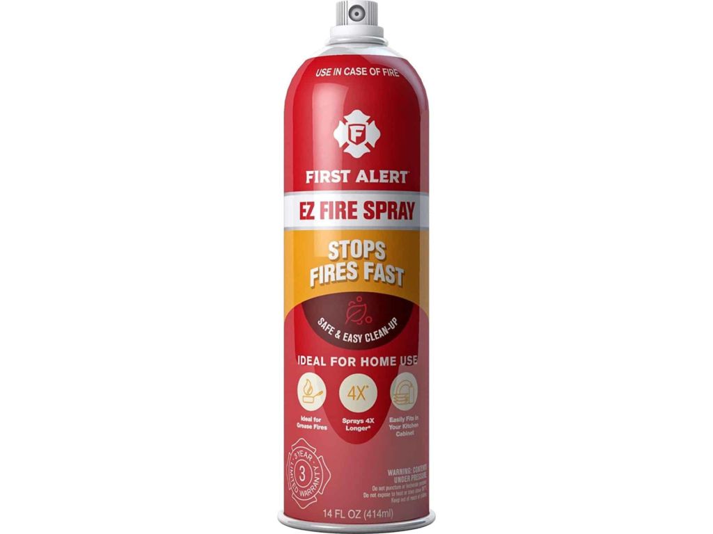 First Alert EZ Fire Spray, Extinguishing Aerosol Spray, AF400