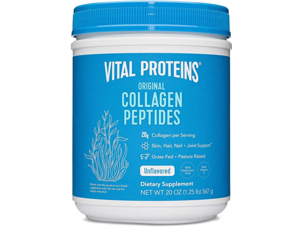 Vital Proteins Collagen Peptides Powder - Pasture Raised, Grass Fed, unflavored 20 oz