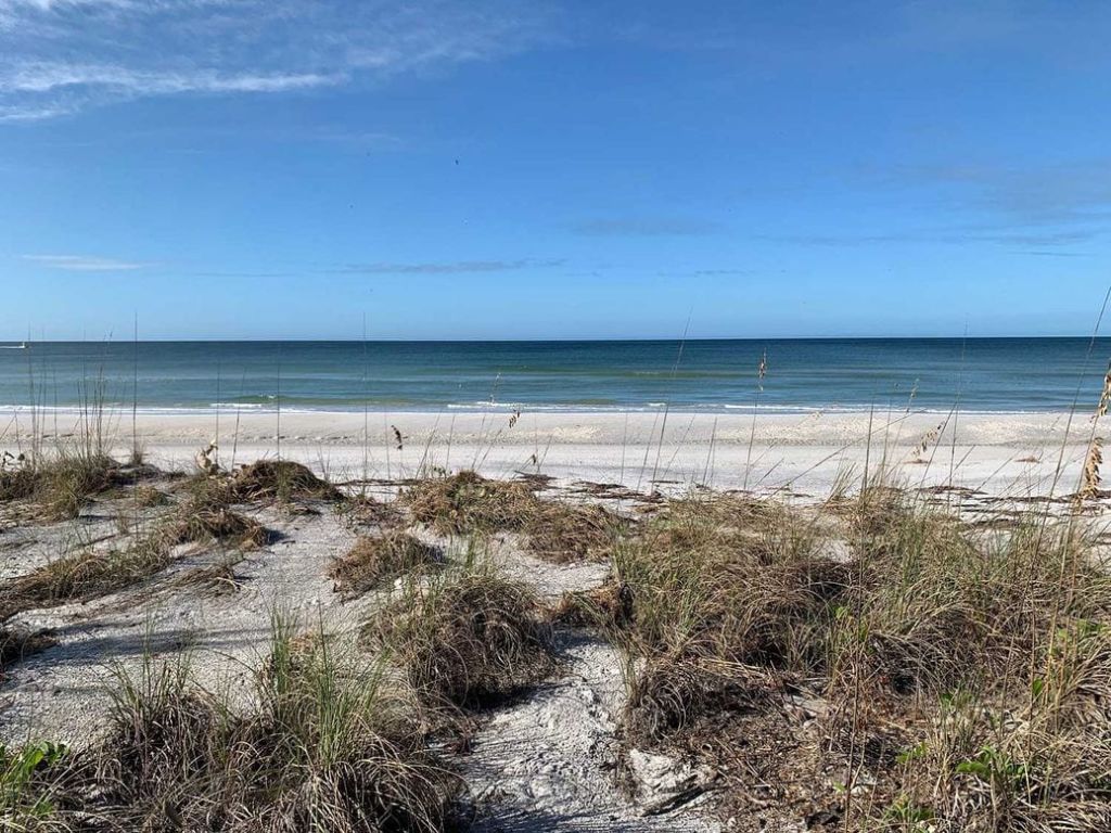 Beach on Little Gasparilla Island