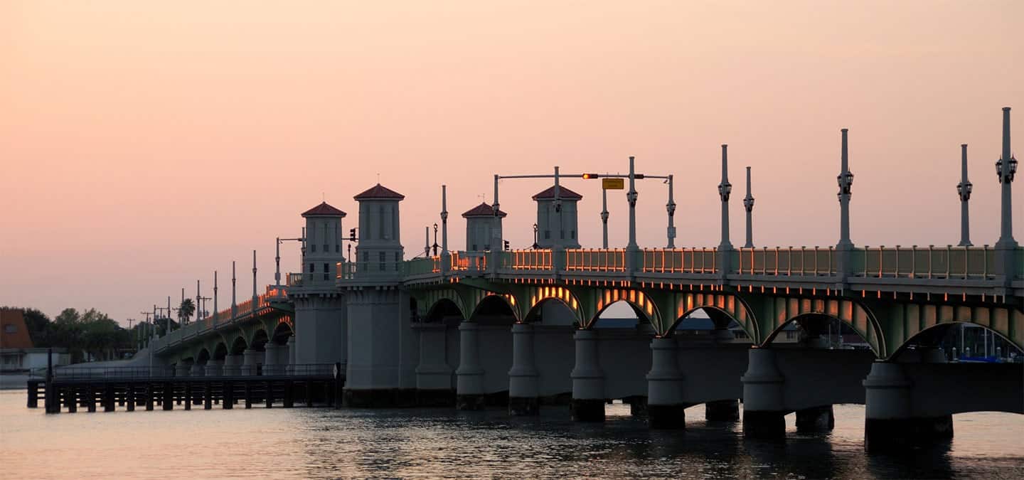 bridge of lions, st augustine, florida road trips