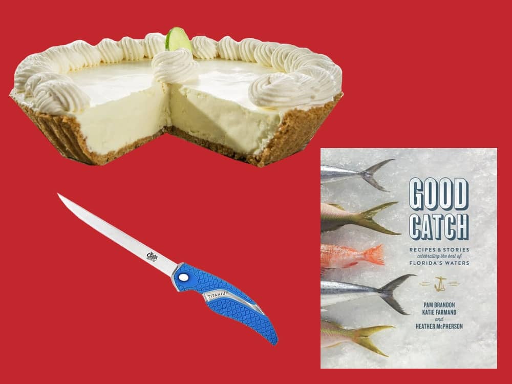 food gift guide, key lime pie, fish cookbook