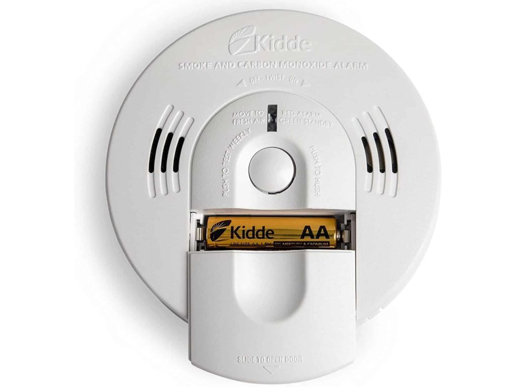 Kidde Smoke & Carbon Monoxide Detector, Hardwired, Interconnect Combination Smoke & CO Alarm with Battery Backup, Voice Alert