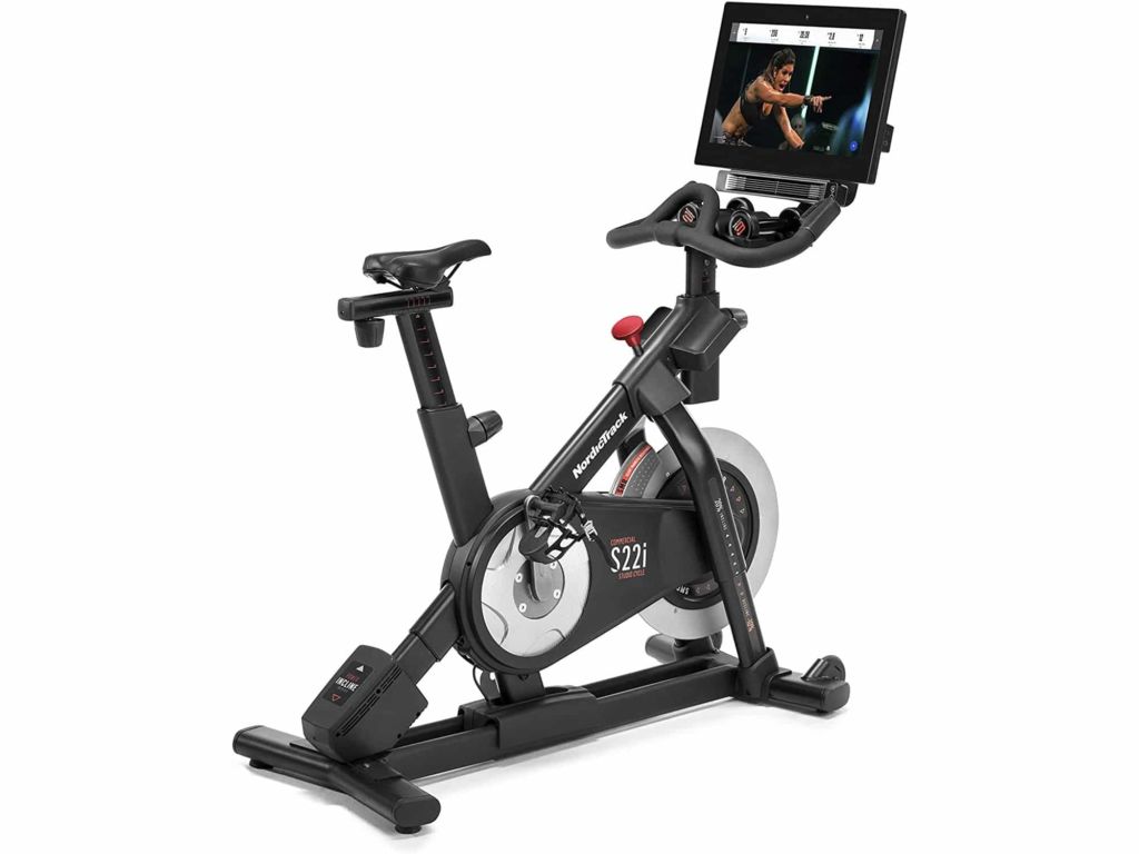This exercise bike streams on-demand workouts to your equipment and tracks your stats.