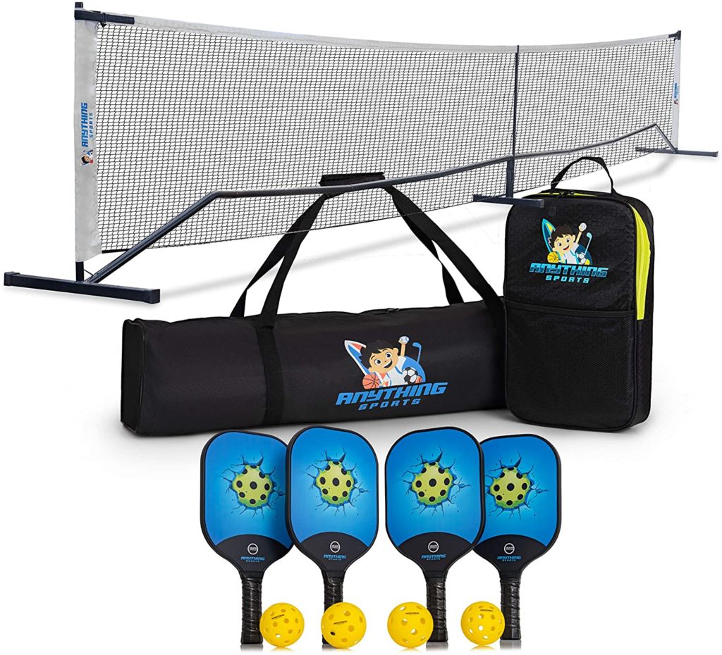 Don't let the weather goes you down - this collection can be set up anywhere. Get ready before you get pickled – that’s what a loss is called in pickleball.