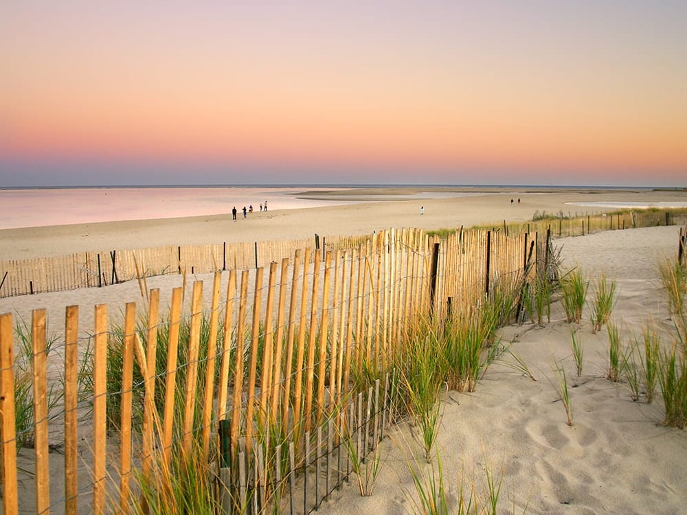 A beach in Cape Cod, Massachusetts