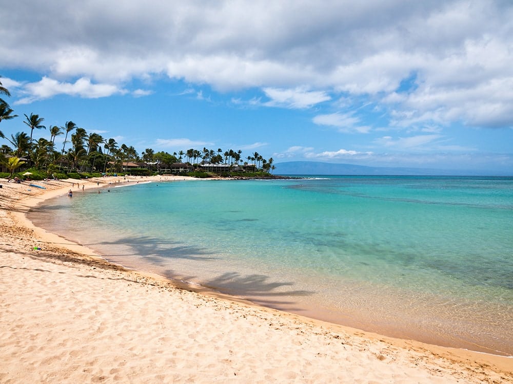 A beach in Maui, Hawaii