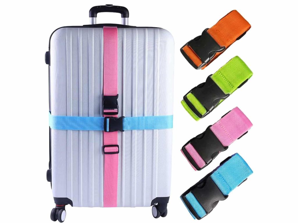 Darller 4 PCS 74"x2"Luggage Straps