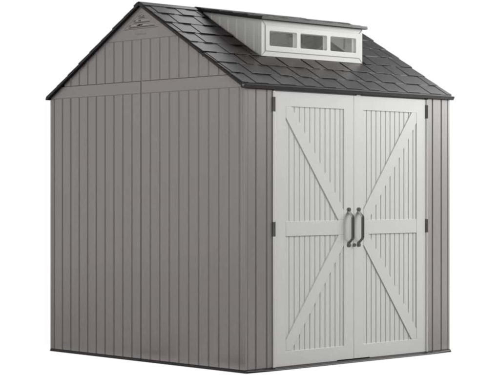 Rubbermaid Resin Weather Resistant Outdoor Storage Shed