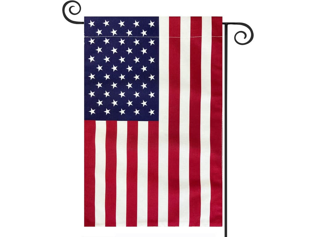 American Flag USA Garden Flag 12 x 18 - Patriotic Double Sided Small American Flags for Yard