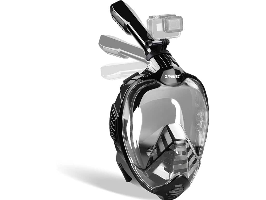 A floating ball inside stops water from entering the mask, making the experience safer and more enjoyable.