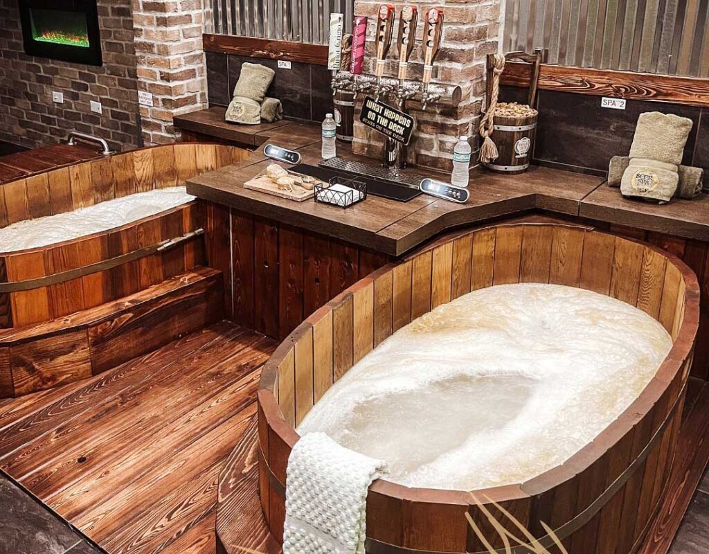 Take a soak at My Beer Spa.