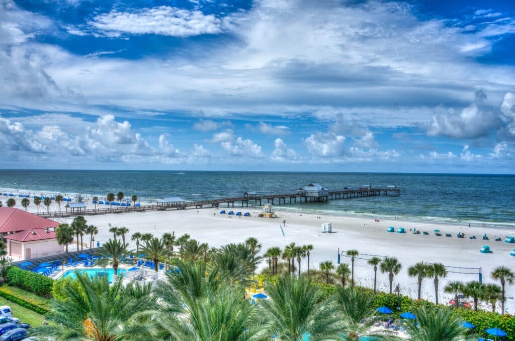 Another sunny day at Clearwater Beach in Florida