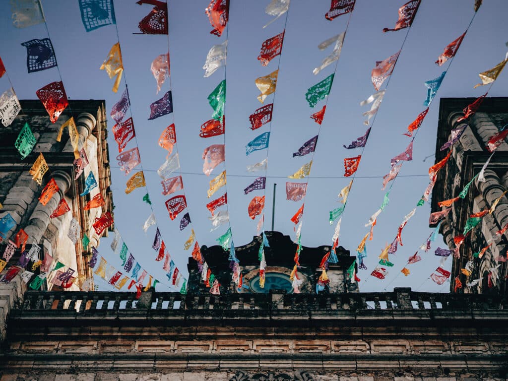 Celebrations are colorful affairs in Mexico.