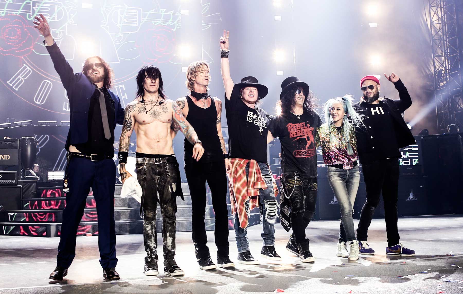 Guns-n-Roses in concert