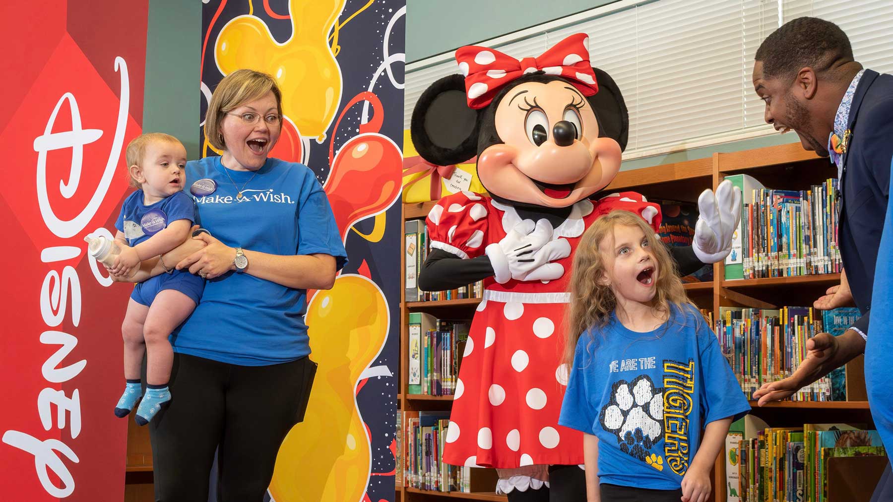 Scarlett at Ventura Elementary School gets the good news.