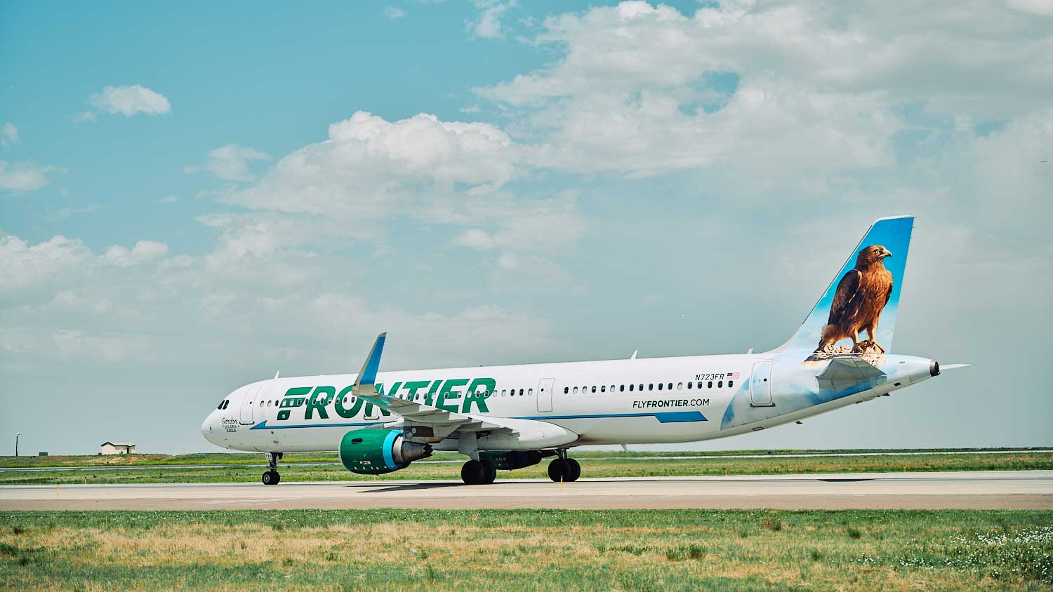 Photo of an Frontier jet