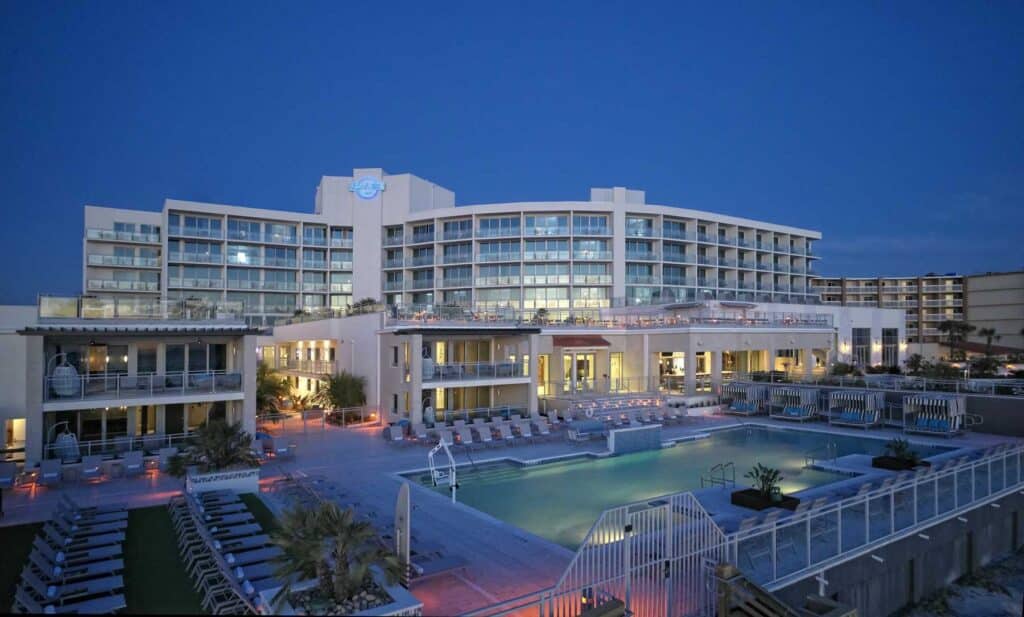 Exterior of Hard Rock Daytona Beach