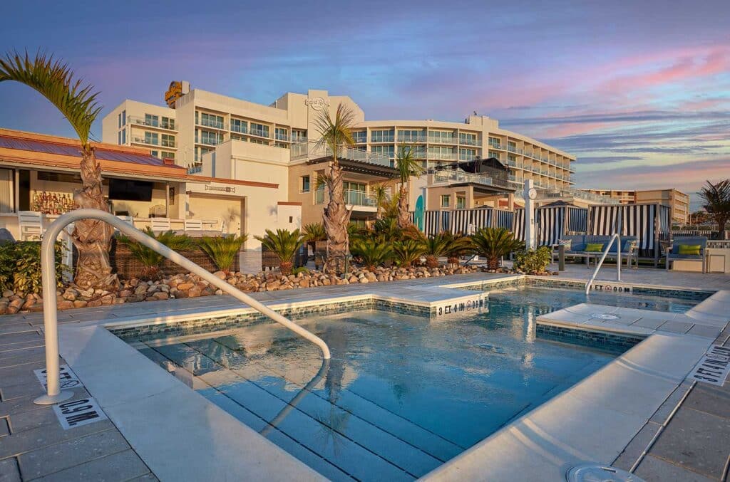 Pool outside Hard Rock