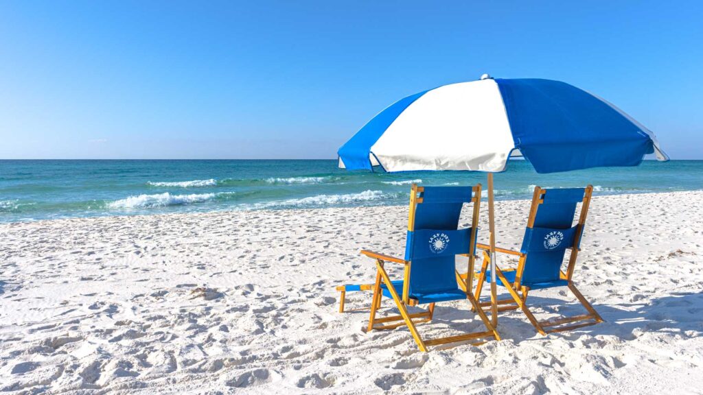 Chairs on the beach