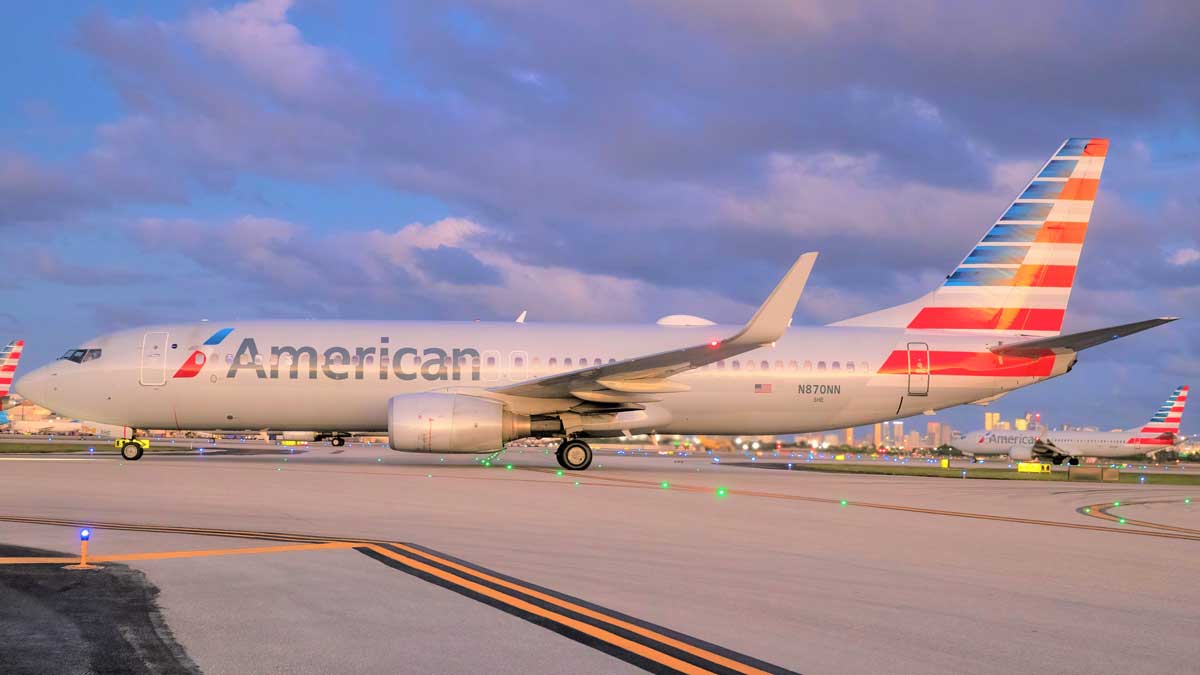 American jet at Miami International